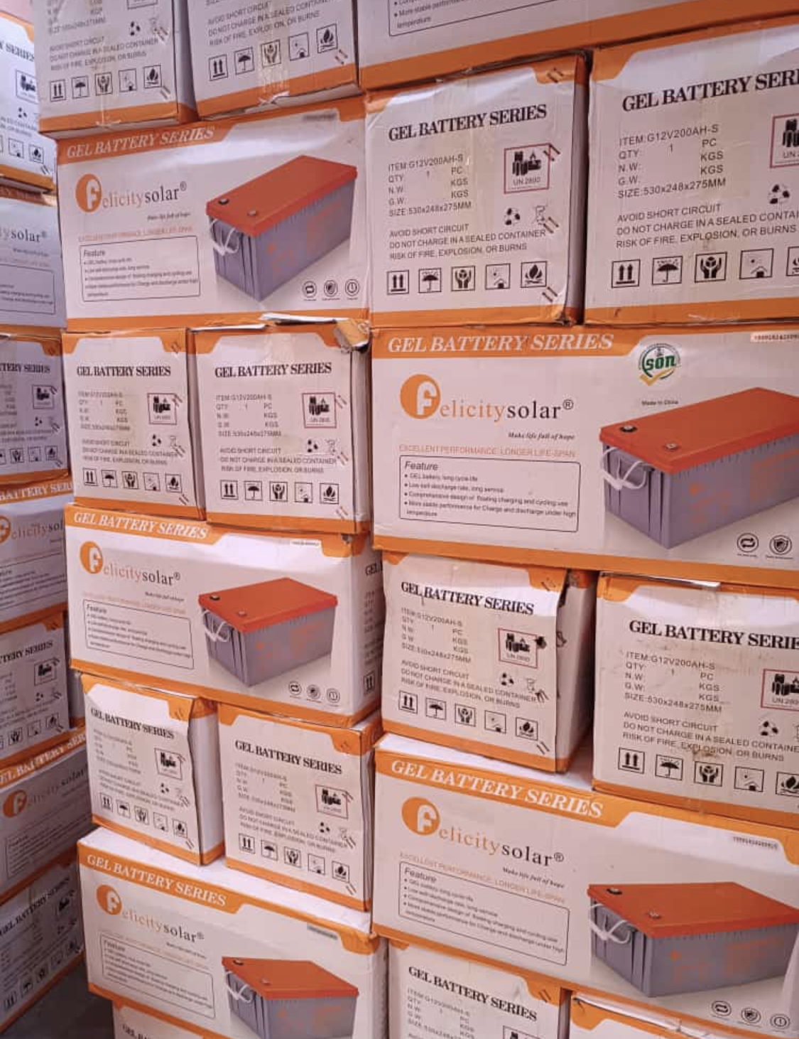 Felicity 200A 12v Solar inverter battery 